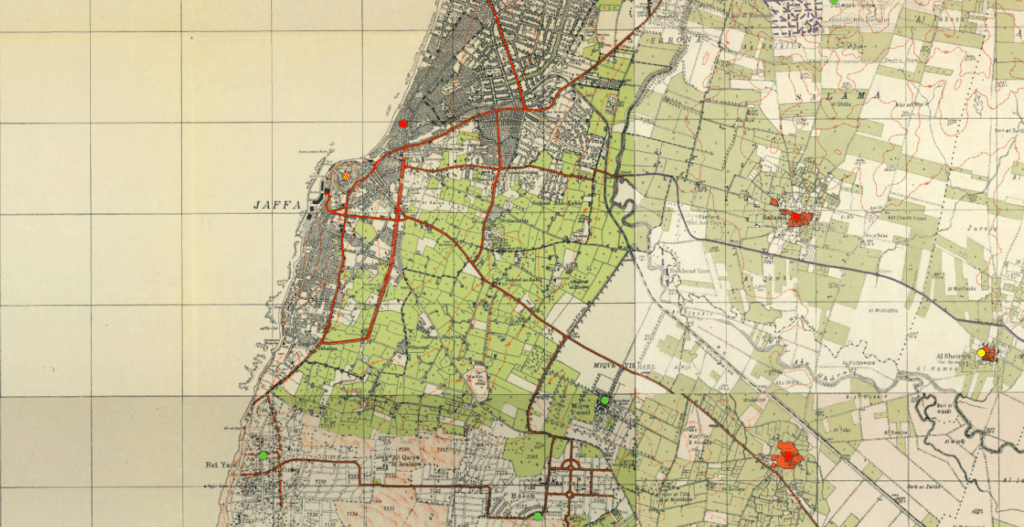 Jaffa map