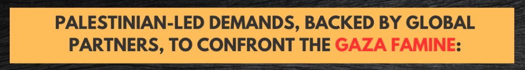 UNIFIED CALL TO CONFRONT FAMINE IN GAZA: LAUNCH THE DIPLOMATIC HUMANITARIAN CONVOY NOW