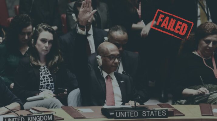 Us veto on ceasefire