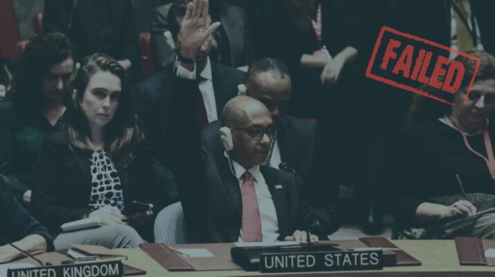 UN veto for ceasefire during genocide in Gaza