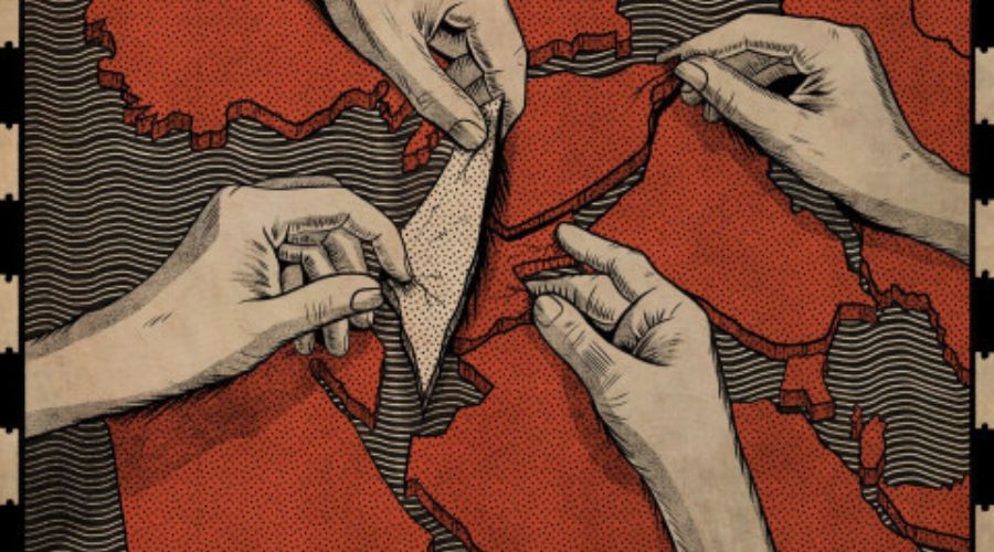 Palestine teared up Palestine teared up